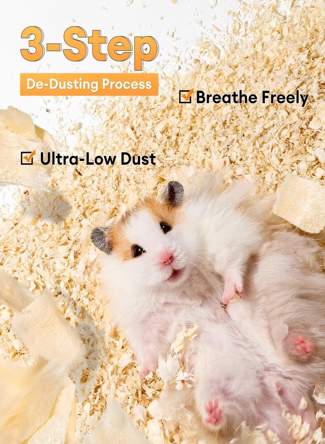 BUCATSTATE 35L Aspen Bedding, 100% Natural Hamster Bedding Odor Control, Low-Dust Small Animal Bedding for Guinea Pigs, Gerbils, Syrian Hamsters, Chinchillas, Snakes & Lizards - Image 4